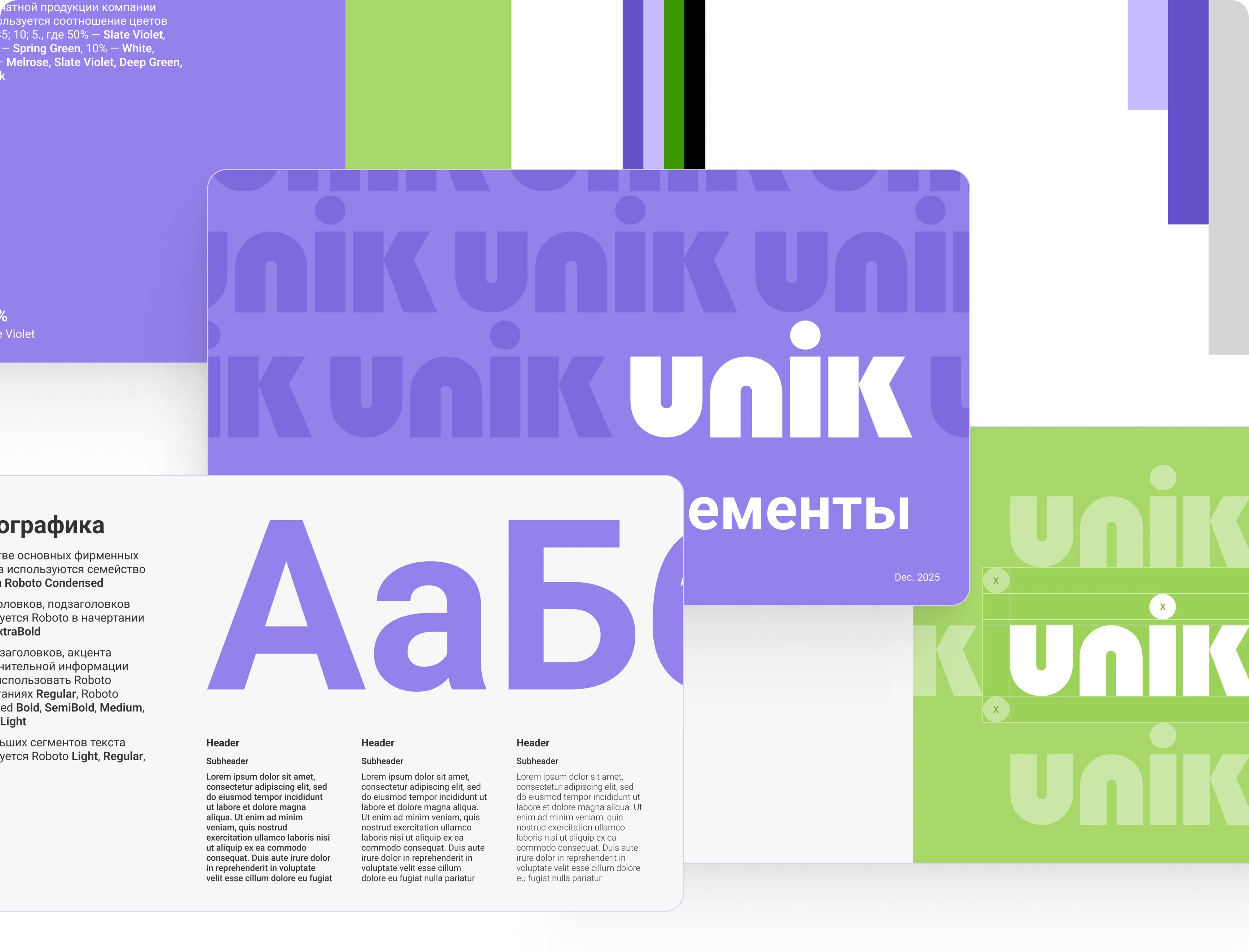 UNIK early development